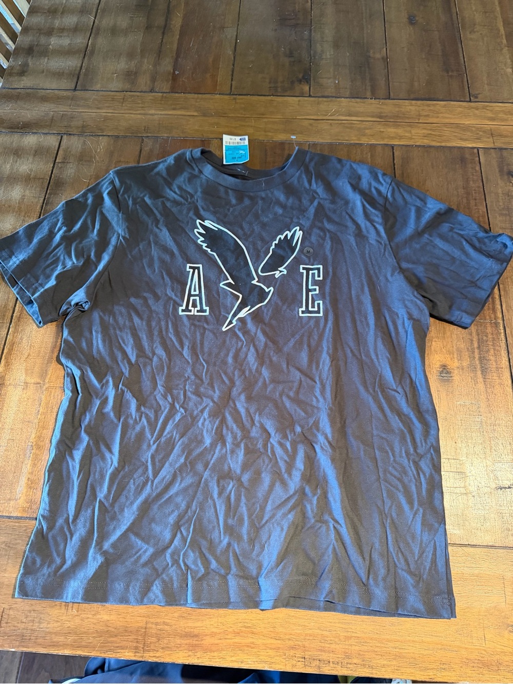 American Eagle Outfitters Black Graphic Eagle Tee - Men's